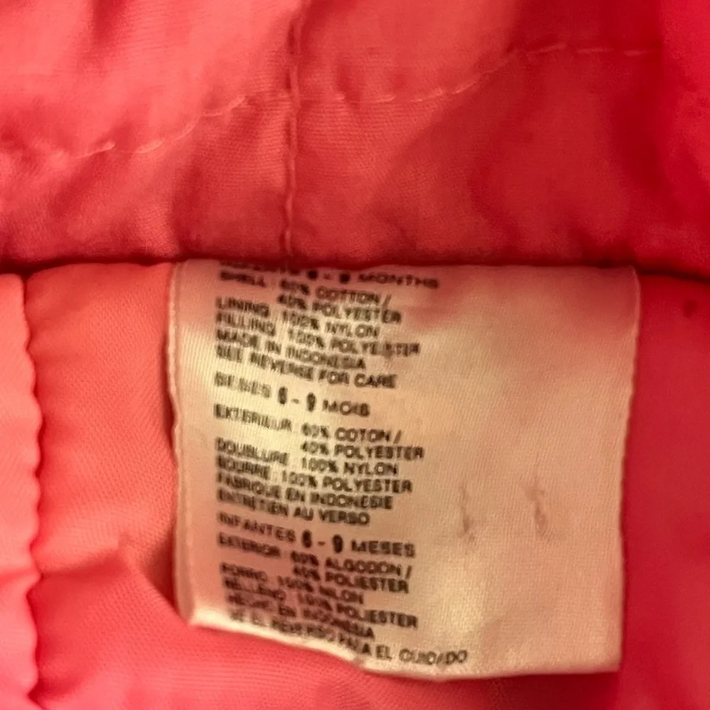 Vintage Pink Pastel Plaid one Piece Snowsuit 6/9 months~winter gear coquette